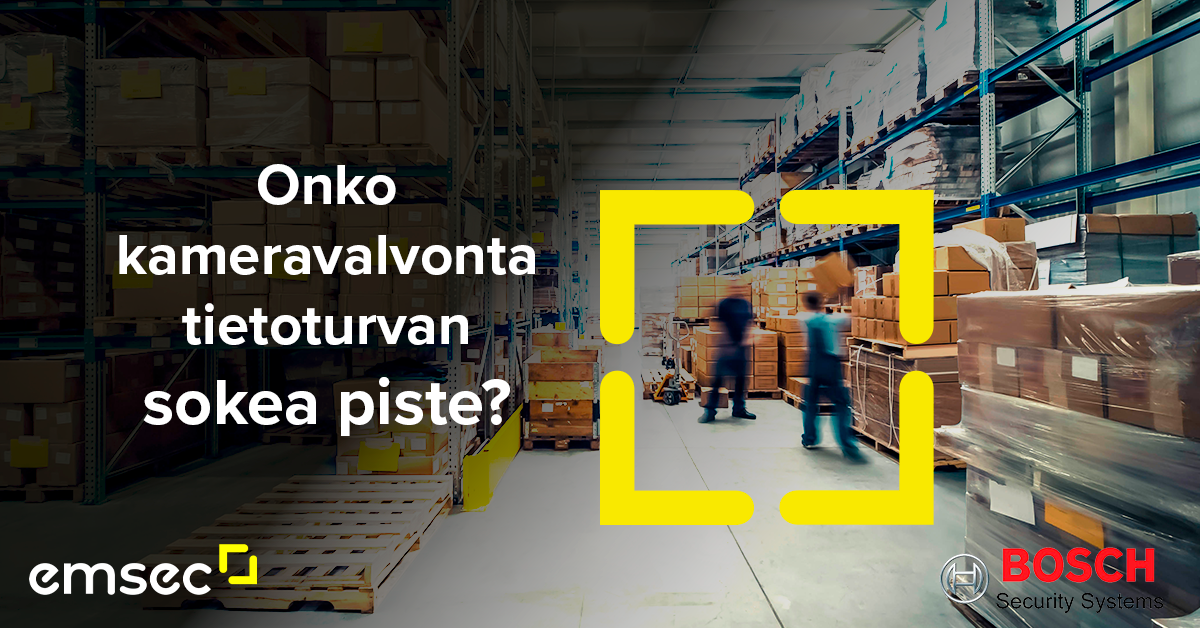 Onko kameravalvonta tietoturvan sokea piste